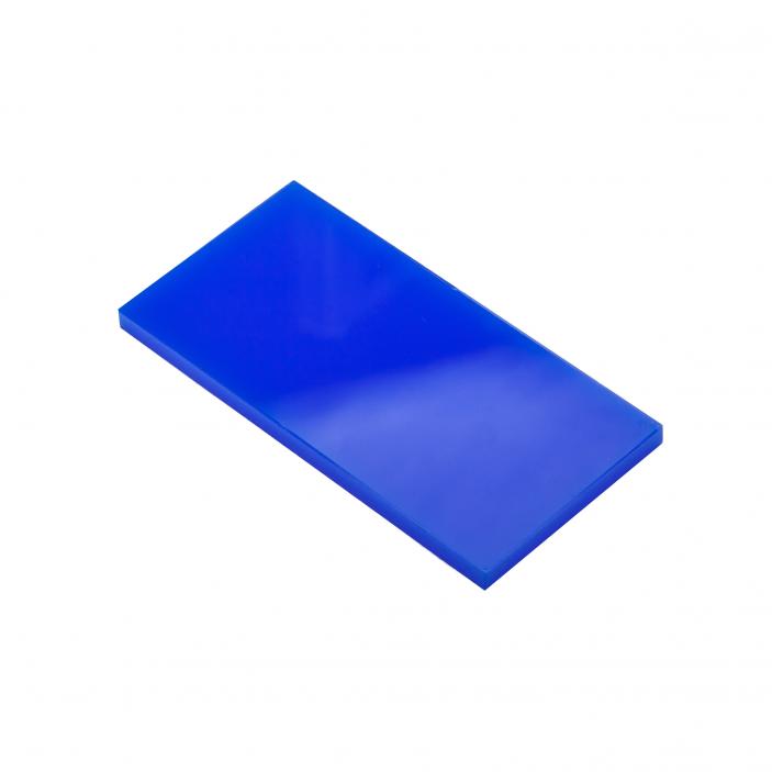 Plexi niebieska 3mm Formatka 100x100 cm
