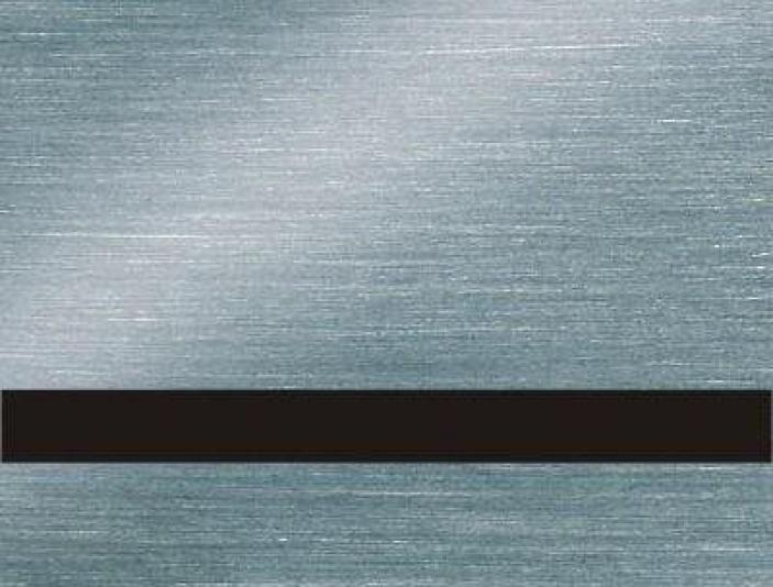 Folia grawerska srebrna szczotkowana/czarna 610x305 mm