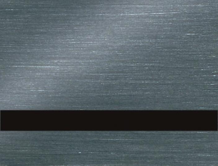 Laminat wewnętrzny laserthins srebrny szczotkowany/czarny 0,8x610x305 mm