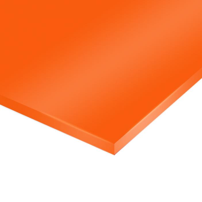 Plexi pomarańczowa 3mm formatka 60x30cm