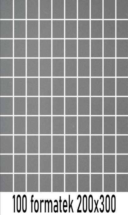 Plexi srebrne lustro 3mm cięte na 200x300mm