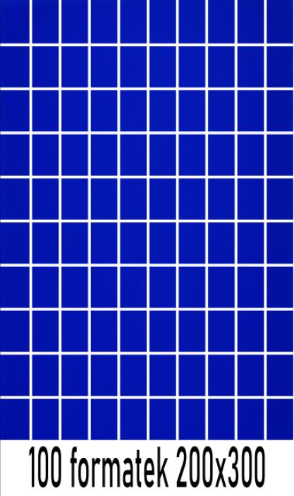 Plexi niebieski 3mm cięta na formatki 200x300 mm