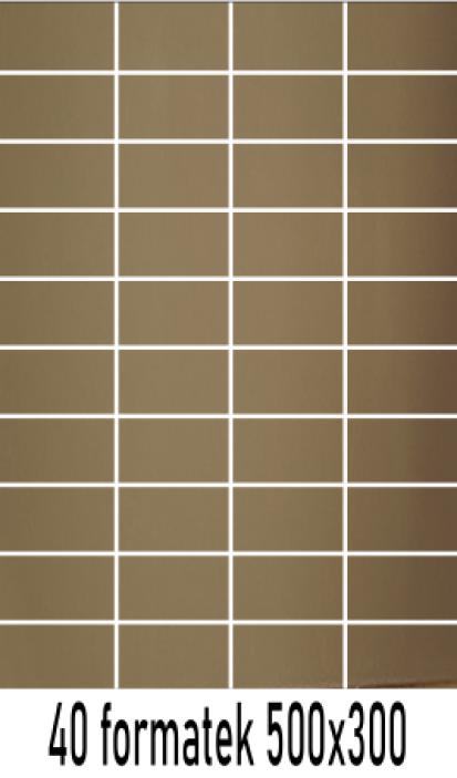 Plexi złote lustro 3mm cięte na formatki 500x300