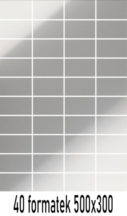 Plexi mrożona satynowa 3mm cięta na formatki 500x300 mm