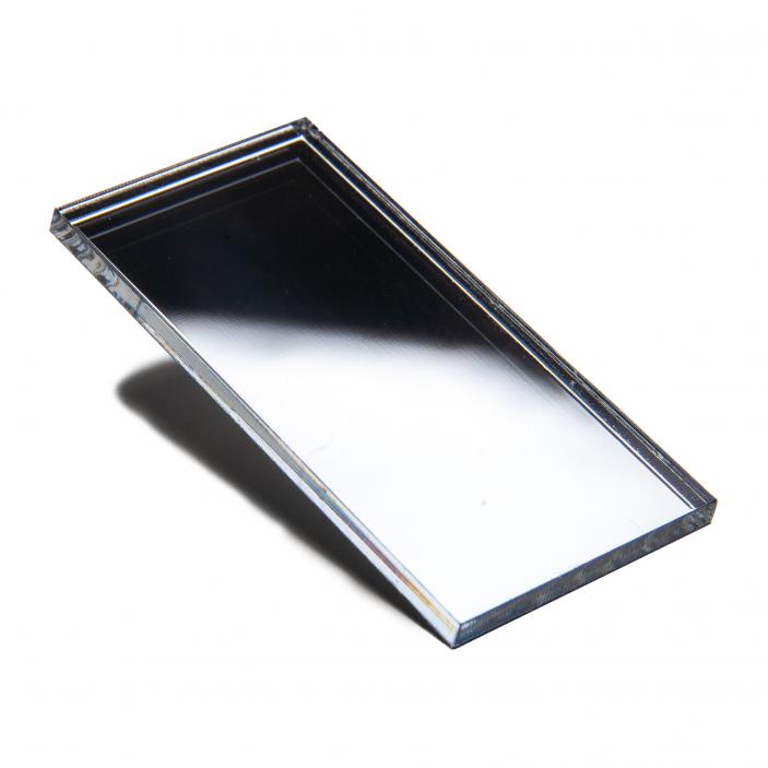 Plexi srebrne lustro 3mm cięte na 600x400mm