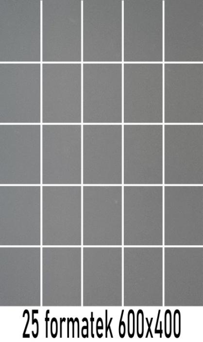 Plexi srebrne lustro 3mm cięte na 600x400mm