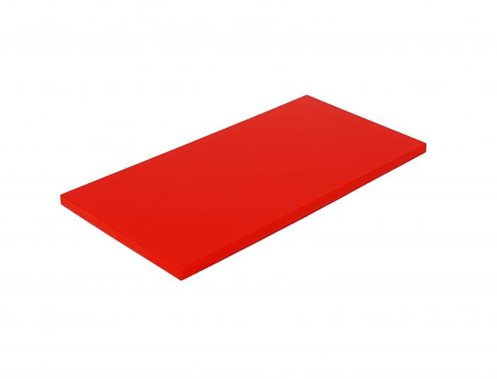 Plexi czerwona 3mm cięta na formatki 600x400 mm