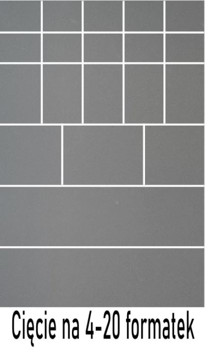 Plexi srebrne lustro 3mm cięte na 4-20 formatek