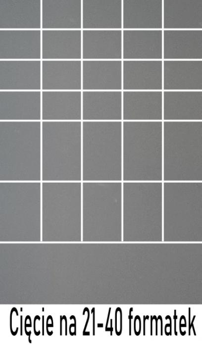 Plexi srebrne lustro 3mm cięte na 21-40 formatek