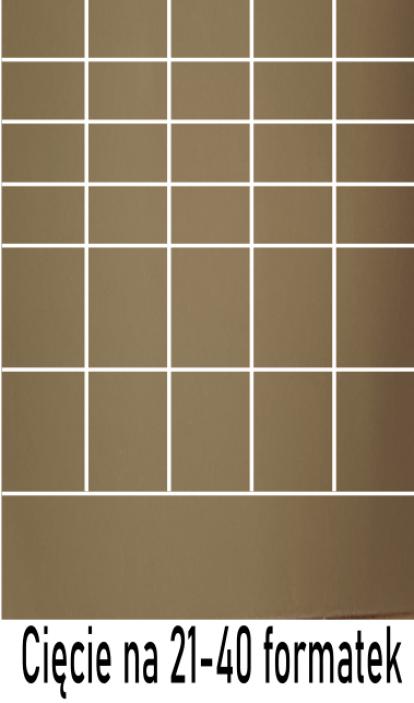 Plexi złote lustro 3mm cięte na 21-40 formatek