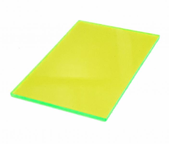 Plexi fluo zielona 3mm Formatka 50x30 cm