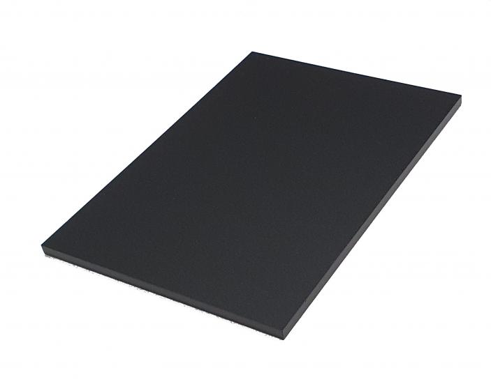 Plexi czarna Wylewana matowa 5mm Formatka 50x30 cm