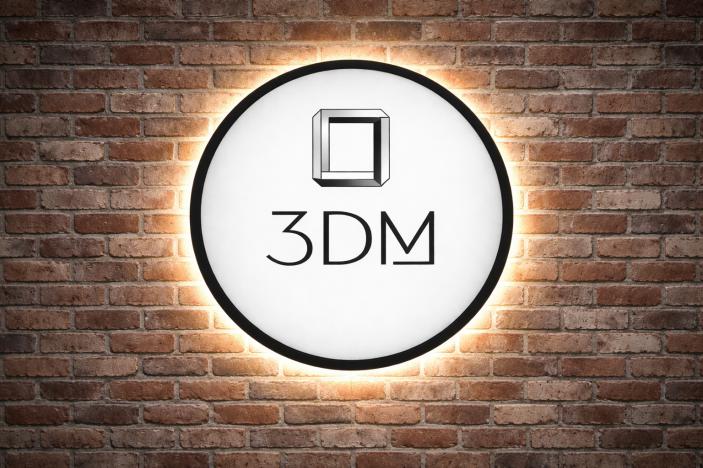 Szyld koło LED 40 cm