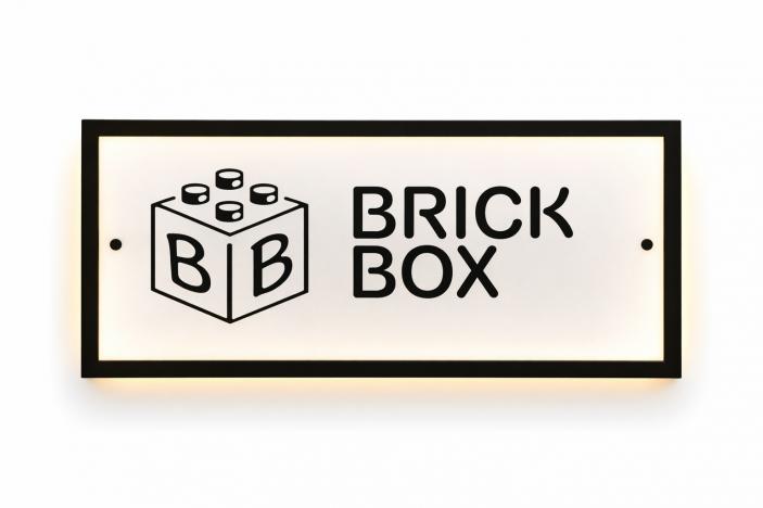 Szyld LED na wymiar z Twoim logo – efekt HALO