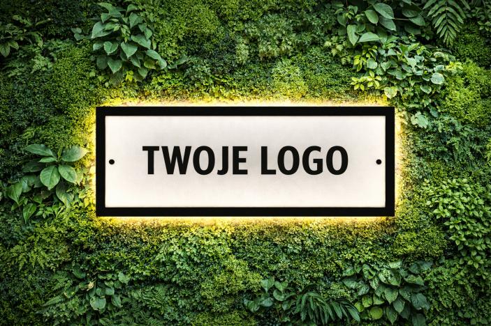 Szyld LED na wymiar z Twoim logo – efekt HALO