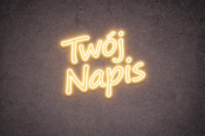 Neon LED – napis na zamówienie (Twój dowolny tekst)