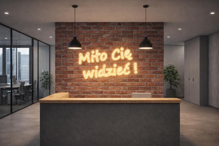 Neon LED – napis na zamówienie (Twój dowolny tekst)