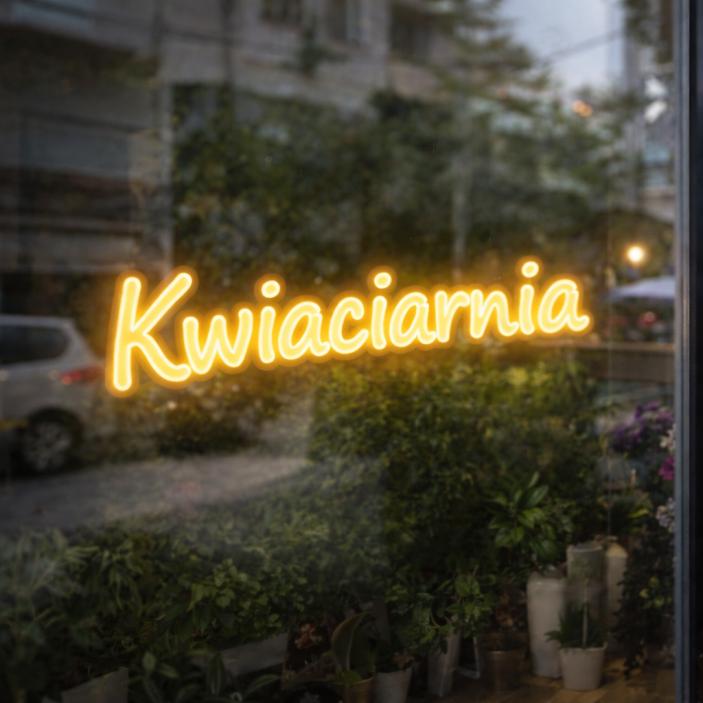 Neon LED – napis na zamówienie (Twój dowolny tekst)