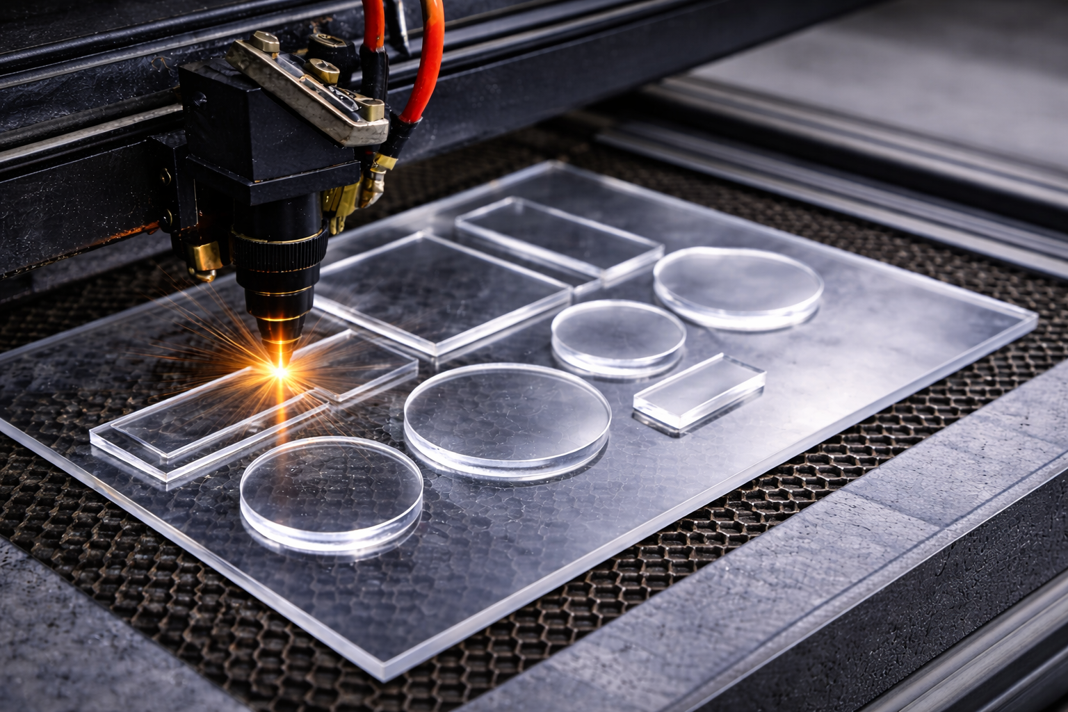 Cięcie laserowe plexi