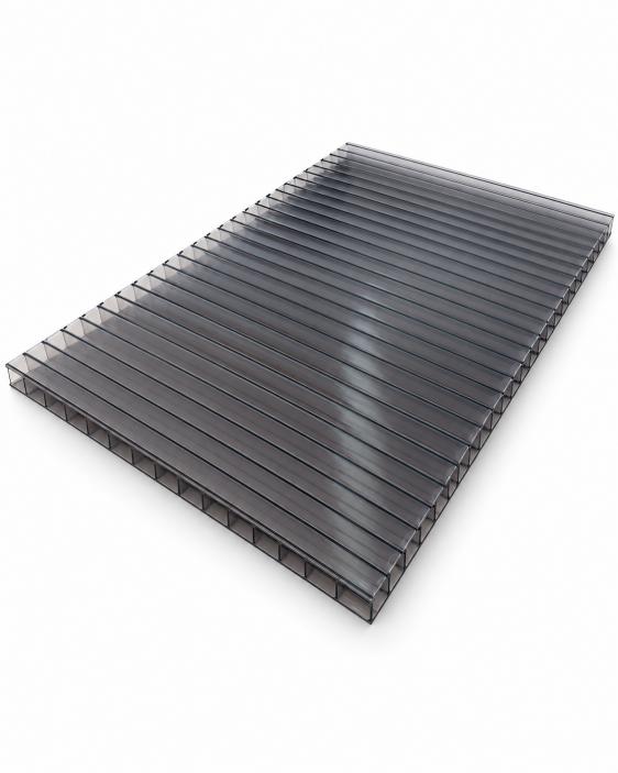Poliwęglan komorowy 10mm dymiony grafit 2100x4000mm