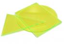 Plexi fluo zielona 3mm Formatka 50x30 cm