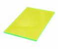 Plexi fluo zielona 3mm Formatka A4