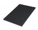 Plexi czarna Wylewana matowa 5mm Formatka 20x30 cm