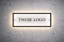 Szyld LED 210×300 mm z Twoim logo – efekt HALO