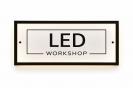  Szyld LED 280×520 mm z Twoim logo – efekt HALO